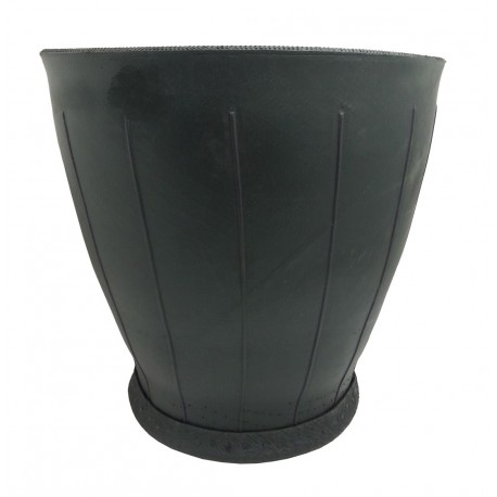 Jardinière en caoutchouc recyclé ronde 25 x 25 x 30 cm Jardinière en caoutchouc recyclé ronde 25 x 25 x 30 cm