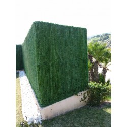 Haie artificielle de jardin en PVC 110 brins 300 x 120 cm