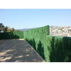 Haie artificielle de jardin en PVC 110 brins 300 x 120 cm