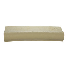 Kit margelle en pierre reconstituée galbée avec escalier roman 4 cm 4,5 x 8,5 ml camel