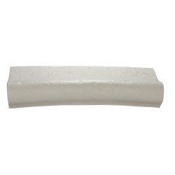 Kit margelle en pierre reconstituée galbée avec escalier roman 4 cm 5 x 10 ml blanc