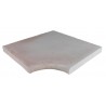 Kit margelle en pierre reconstituée plate 4 cm 5 x 10 ml blanc nuancé
