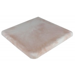 Kit margelle en pierre reconstituée plate avec escalier roman 4 cm 6 x 12 ml blanc nuancé