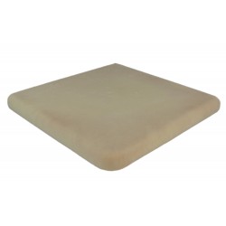 Kit margelle en pierre reconstituée plate avec escalier roman 4 cm 4 x 8 ml camel nuancé