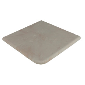 Kit margelle en pierre reconstituée plate avec escalier 2,5 cm 5 x 10 ml ocre nuancé