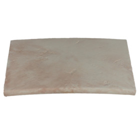 Kit margelle en pierre reconstituée plate avec escalier 2,5 cm 5 x 10 ml ocre nuancé