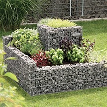 Jardinière Extérieur et Terrasse - Bois, Acier, Béton, Plastique