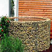 Bassin de jardin en Acier et gabion