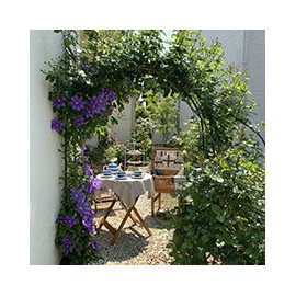Treillage et treillis de jardin en bois, acier, plastique