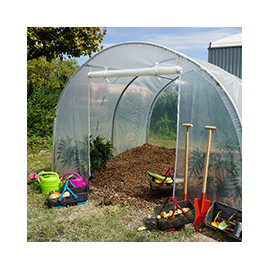 Serres tunnel en polyéthylène - Large choix.