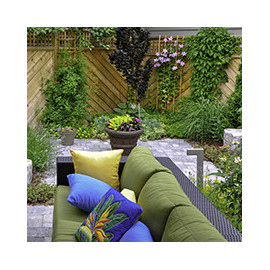 Housse et coussin pour l'extérieur