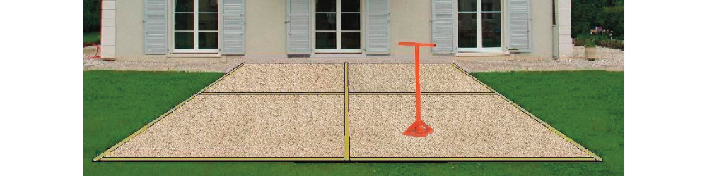 La pose de pavé de terrasse sur lit de sable stabilisé