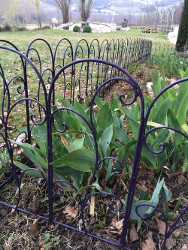 bordure de jardin en fonte