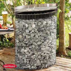 gabion barbecue ovale