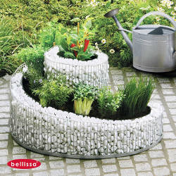 jardiniere spirale gabion 57 x 42 cm sans galet