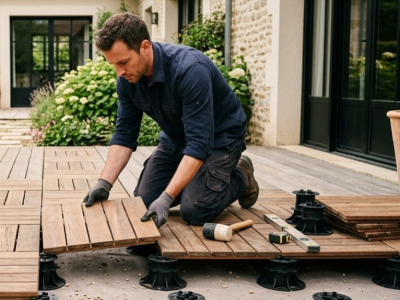Créer une terrasse en 1 week-end sans béton : guide complet